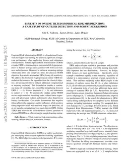 Benefits of Online Tilted Empirical Risk Minimization: A Case Study of Outlier Detection and Robust Regression