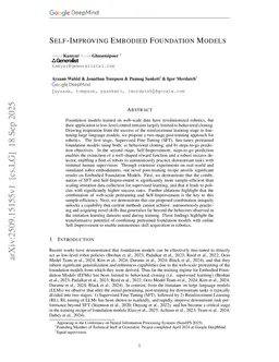 Self-Improving Embodied Foundation Models