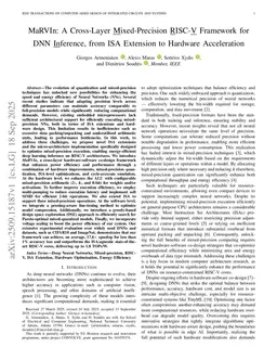 MaRVIn: A Cross-Layer Mixed-Precision RISC-V Framework for DNN Inference, from ISA Extension to Hardware Acceleration