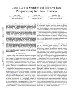 CausalPre: Scalable and Effective Data Pre-processing for Causal Fairness