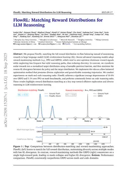 FlowRL: Matching Reward Distributions for LLM Reasoning