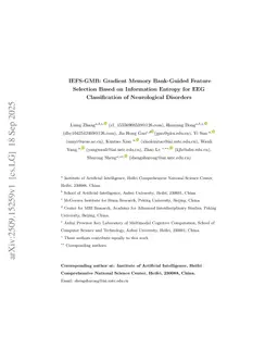 IEFS-GMB: Gradient Memory Bank-Guided Feature Selection Based on Information Entropy for EEG Classification of Neurological Disorders