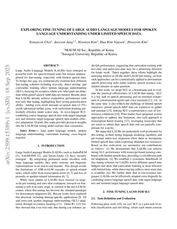 Exploring Fine-Tuning of Large Audio Language Models for Spoken Language Understanding under Limited Speech data