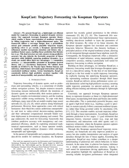 KoopCast: Trajectory Forecasting via Koopman Operators