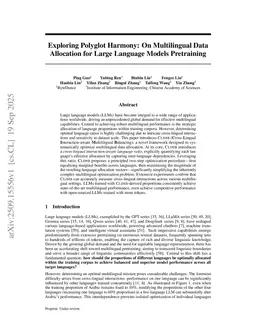 Exploring Polyglot Harmony: On Multilingual Data Allocation for Large Language Models Pretraining