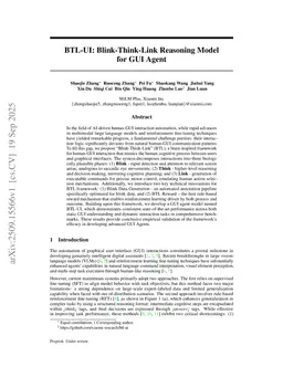 BTL-UI: Blink-Think-Link Reasoning Model for GUI Agent
