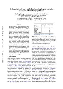 DivLogicEval: A Framework for Benchmarking Logical Reasoning Evaluation in Large Language Models
