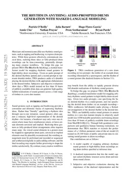 The Rhythm In Anything: Audio-Prompted Drums Generation with Masked Language Modeling