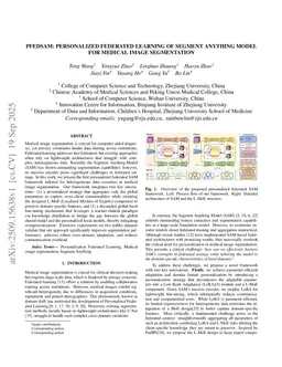 pFedSAM: Personalized Federated Learning of Segment Anything Model for Medical Image Segmentation