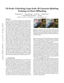 GS-Scale: Unlocking Large-Scale 3D Gaussian Splatting Training via Host Offloading