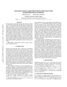 Nonconvex Regularization for Feature Selection in Reinforcement Learning