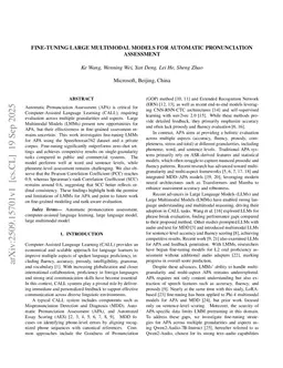 Fine-Tuning Large Multimodal Models for Automatic Pronunciation Assessment