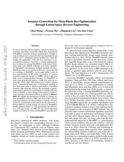 Instance Generation for Meta-Black-Box Optimization through Latent Space Reverse Engineering