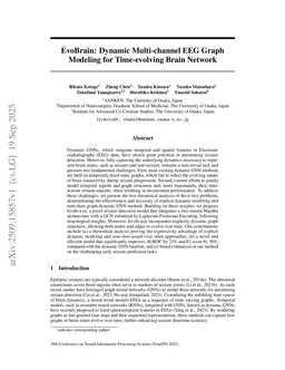 EvoBrain: Dynamic Multi-Channel EEG Graph Modeling for Time-Evolving Brain Networks