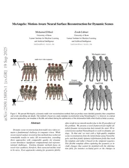 MoAngelo: Motion-Aware Neural Surface Reconstruction for Dynamic Scenes