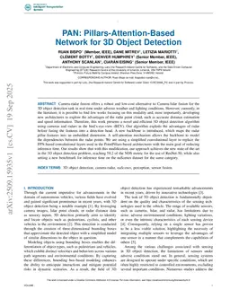 PAN: Pillars-Attention-Based Network for 3D Object Detection