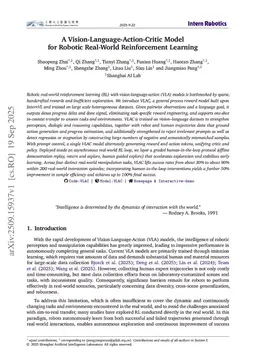 A Vision-Language-Action-Critic Model for Robotic Real-World Reinforcement Learning