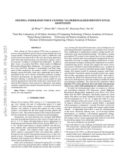 Fed-PISA: Federated Voice Cloning via Personalized Identity-Style Adaptation