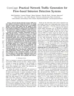 ConCap: Practical Network Traffic Generation for (ML- and) Flow-based Intrusion Detection Systems