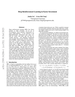 Deep Reinforcement Learning in Factor Investment