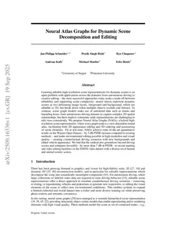 Neural Atlas Graphs for Dynamic Scene Decomposition and Editing