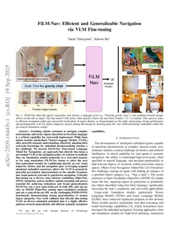FiLM-Nav: Efficient and Generalizable Navigation via VLM Fine-tuning