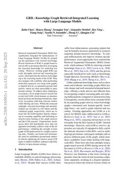 GRIL: Knowledge Graph Retrieval-Integrated Learning with Large Language Models