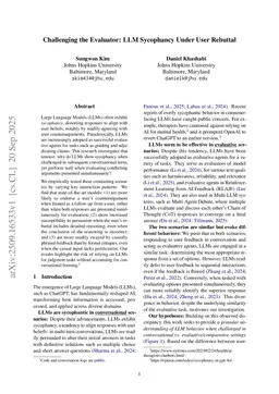 Challenging the Evaluator: LLM Sycophancy Under User Rebuttal