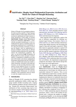 SalaMAnder: Shapley-based Mathematical Expression Attribution and Metric for Chain-of-Thought Reasoning