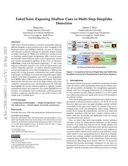 FakeChain: Exposing Shallow Cues in Multi-Step Deepfake Detection