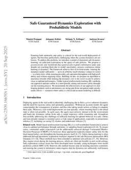 Safe and Near-Optimal Control with Online Dynamics Learning