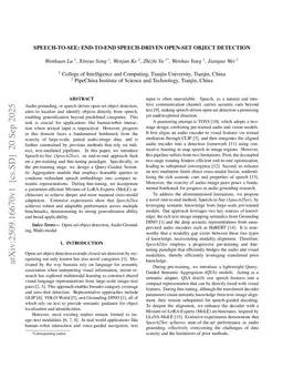 Speech-to-See: End-to-End Speech-Driven Open-Set Object Detection