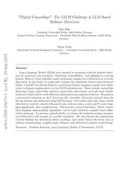 "Digital Camouflage": The LLVM Challenge in LLM-Based Malware Detection