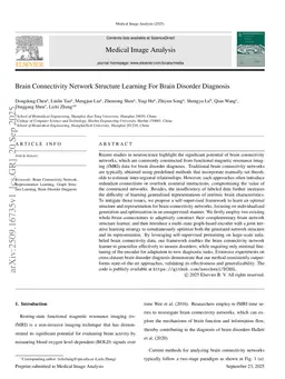 Brain Connectivity Network Structure Learning For Brain Disorder Diagnosis
