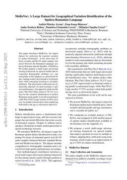 MoRoVoc: A Large Dataset for Geographical Variation Identification of the Spoken Romanian Language