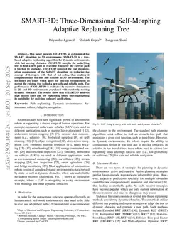 SMART-3D: Three-Dimensional Self-Morphing Adaptive Replanning Tree