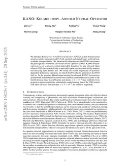 KANO: Kolmogorov-Arnold Neural Operator