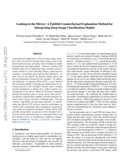Looking in the mirror: A faithful counterfactual explanation method for interpreting deep image classification models