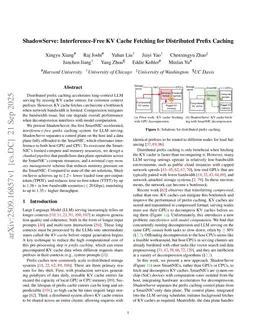 ShadowServe: Interference-Free KV Cache Fetching for Distributed Prefix Caching