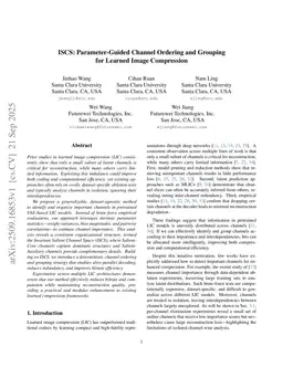 ISCS: Parameter-Guided Feature Pruning for Resource-Constrained Embodied Perception