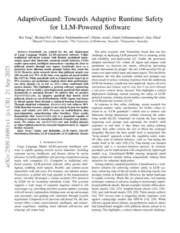 AdaptiveGuard: Towards Adaptive Runtime Safety for LLM-Powered Software