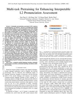 Multi-task Pretraining for Enhancing Interpretable L2 Pronunciation Assessment