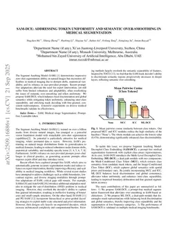 SAM-DCE: Addressing Token Uniformity and Semantic Over-Smoothing in Medical Segmentation