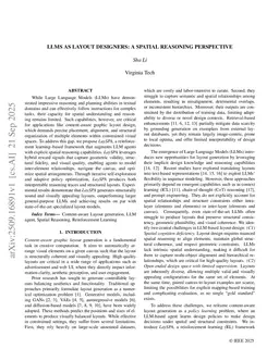 LLMs as Layout Designers: Enhanced Spatial Reasoning for Content-Aware Layout Generation