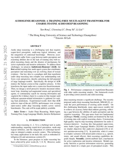 AudioGenie-Reasoner: A Training-Free Multi-Agent Framework for Coarse-to-Fine Audio Deep Reasoning