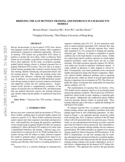 Bridging the gap between training and inference in LM-based TTS models
