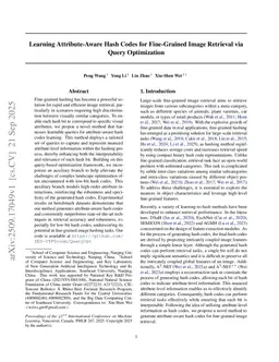 Learning Attribute-Aware Hash Codes for Fine-Grained Image Retrieval via Query Optimization