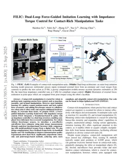 FILIC: Dual-Loop Force-Guided Imitation Learning with Impedance Torque Control for Contact-Rich Manipulation Tasks