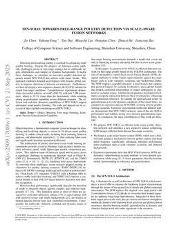 SFN-YOLO: Towards Free-Range Poultry Detection via Scale-aware Fusion Networks