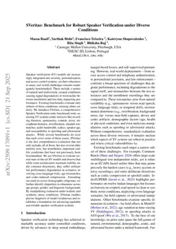 SVeritas: Benchmark for Robust Speaker Verification under Diverse Conditions